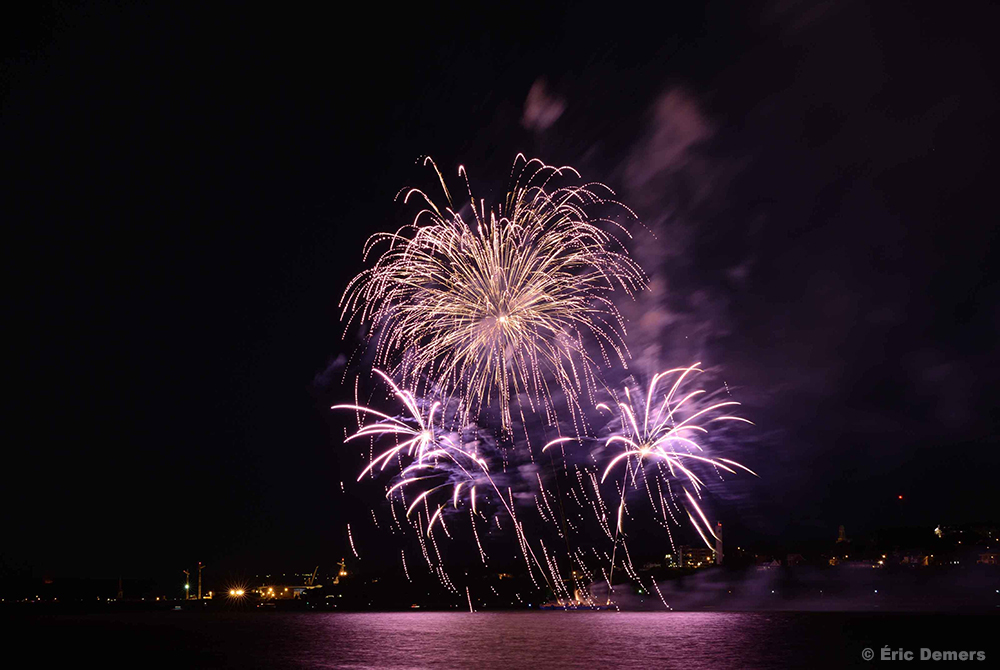 Feux d'artifices Loto Québec Ville de Québec