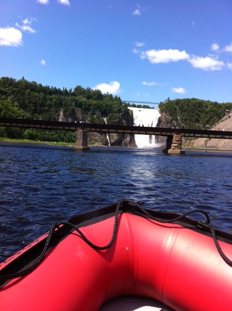Bateau-taxi chute Montmorency